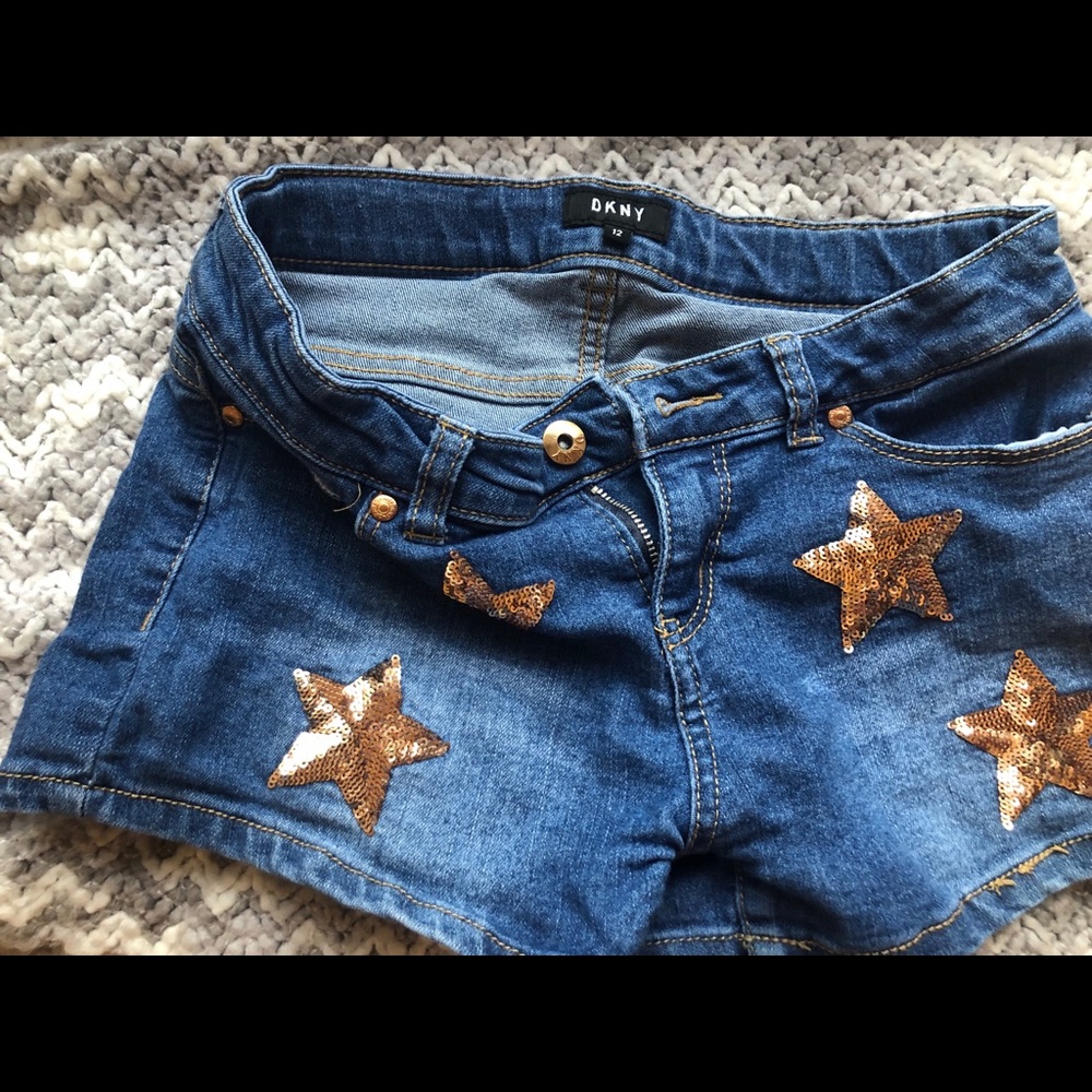 Dkny dark denim shorts 2/4/$15